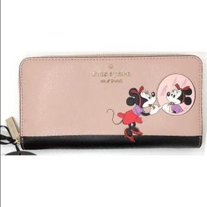 Kate Spade wallet with Minnie Mouse in leather